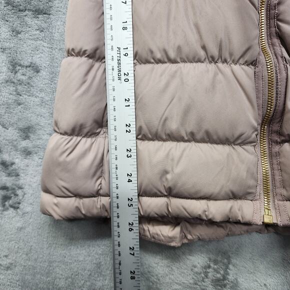 Athleta Jacket Womens XS Dusty Pink Downabout Quilted Puffer Down Asymmetric Zip - Picture 13 of 14